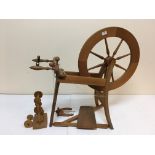 A modern Ashford spinning wheel