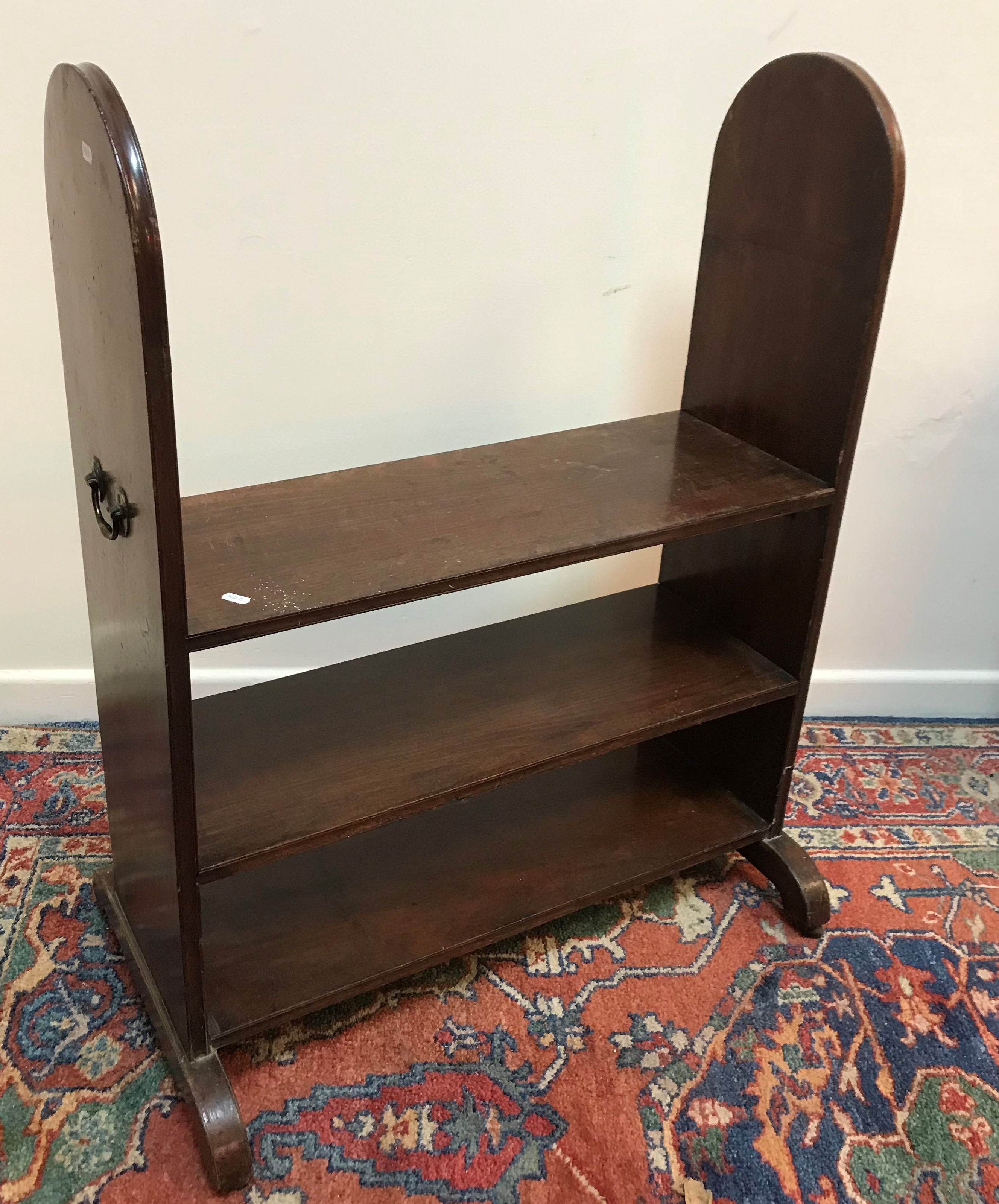 An early 19th Century oak side table,