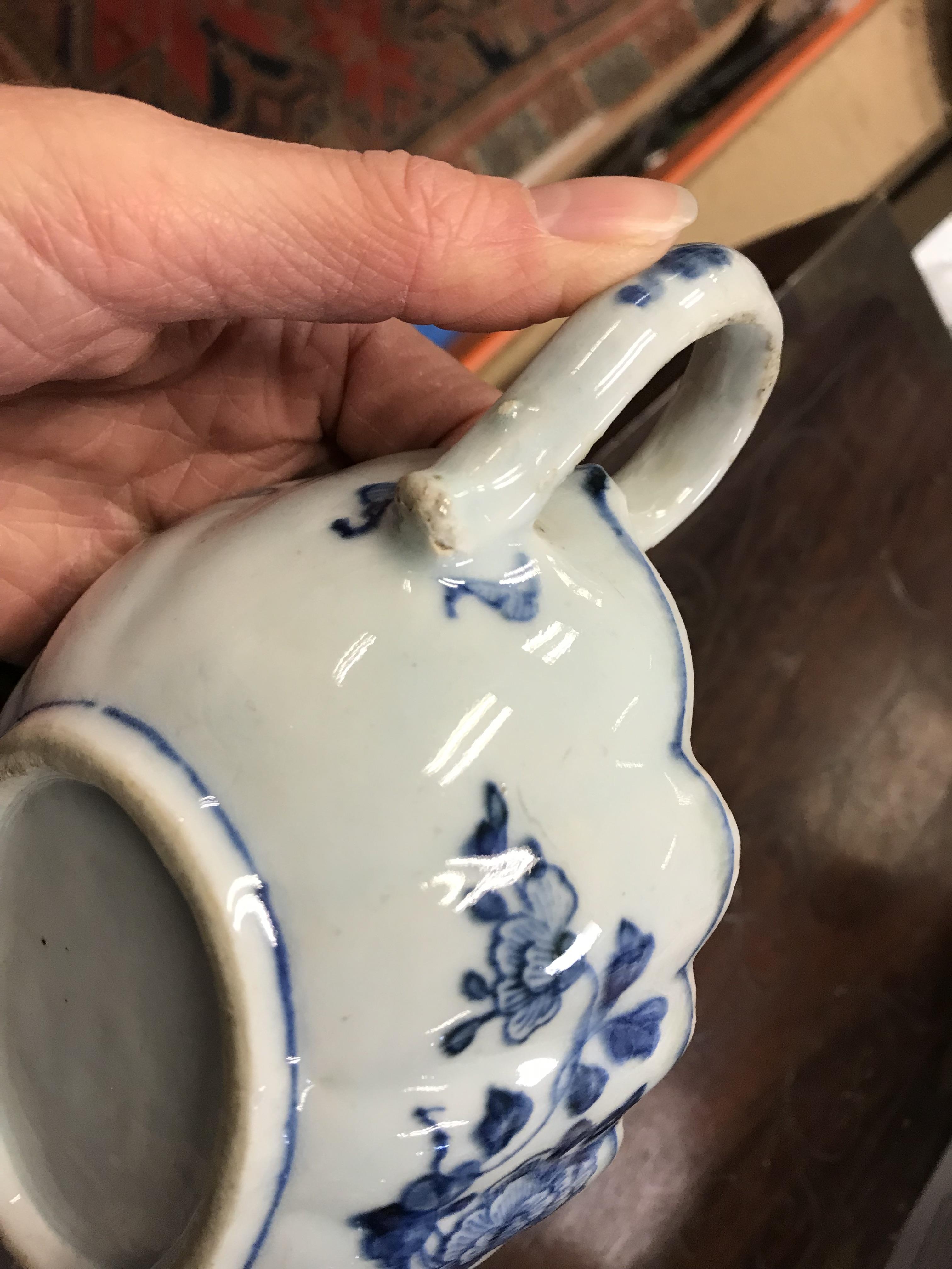 A 19th Century Chinese blue and white porcelain sauce boat, - Image 34 of 45