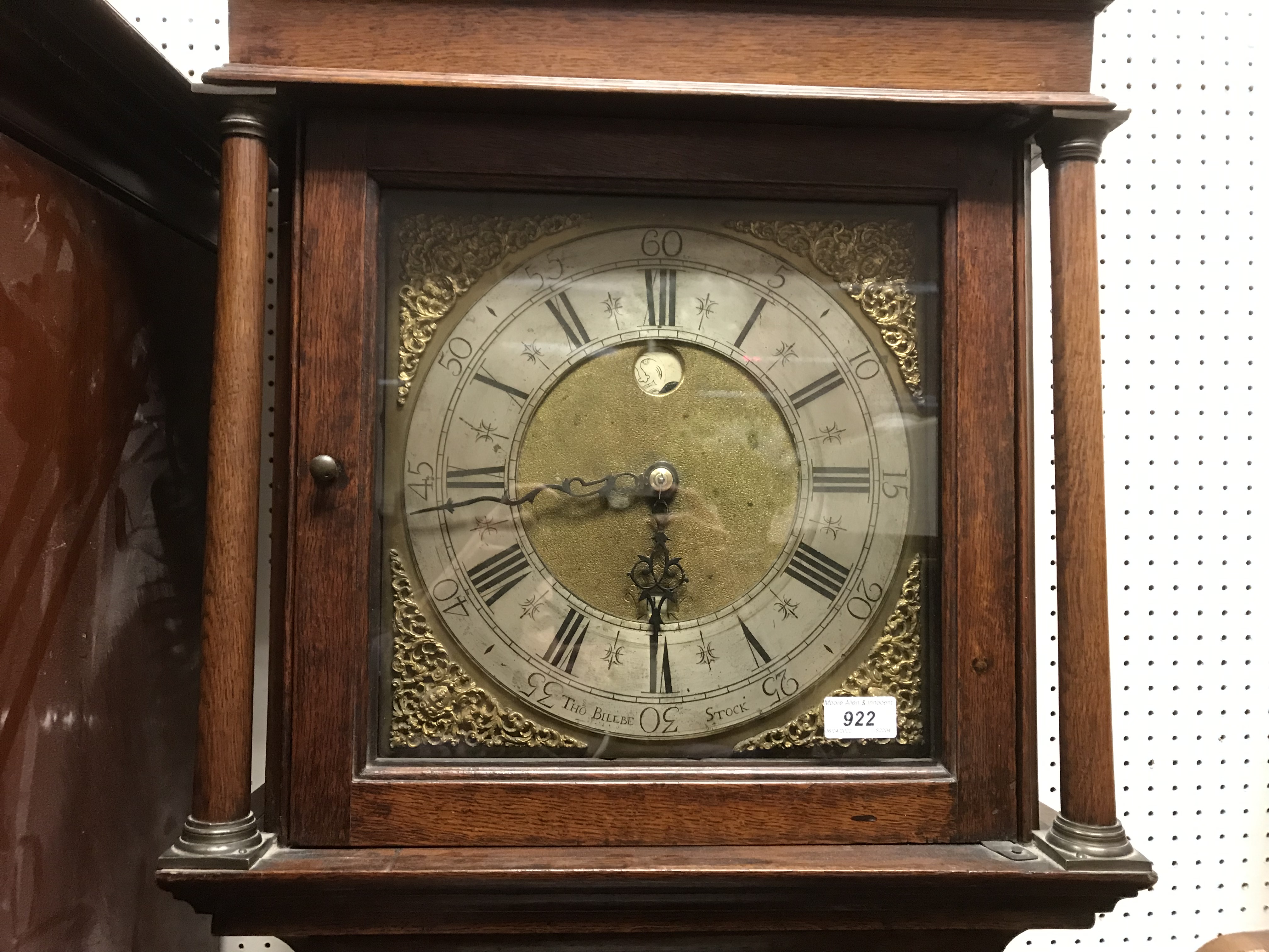 A late 18th Century oak cased long case clock, - Image 10 of 45