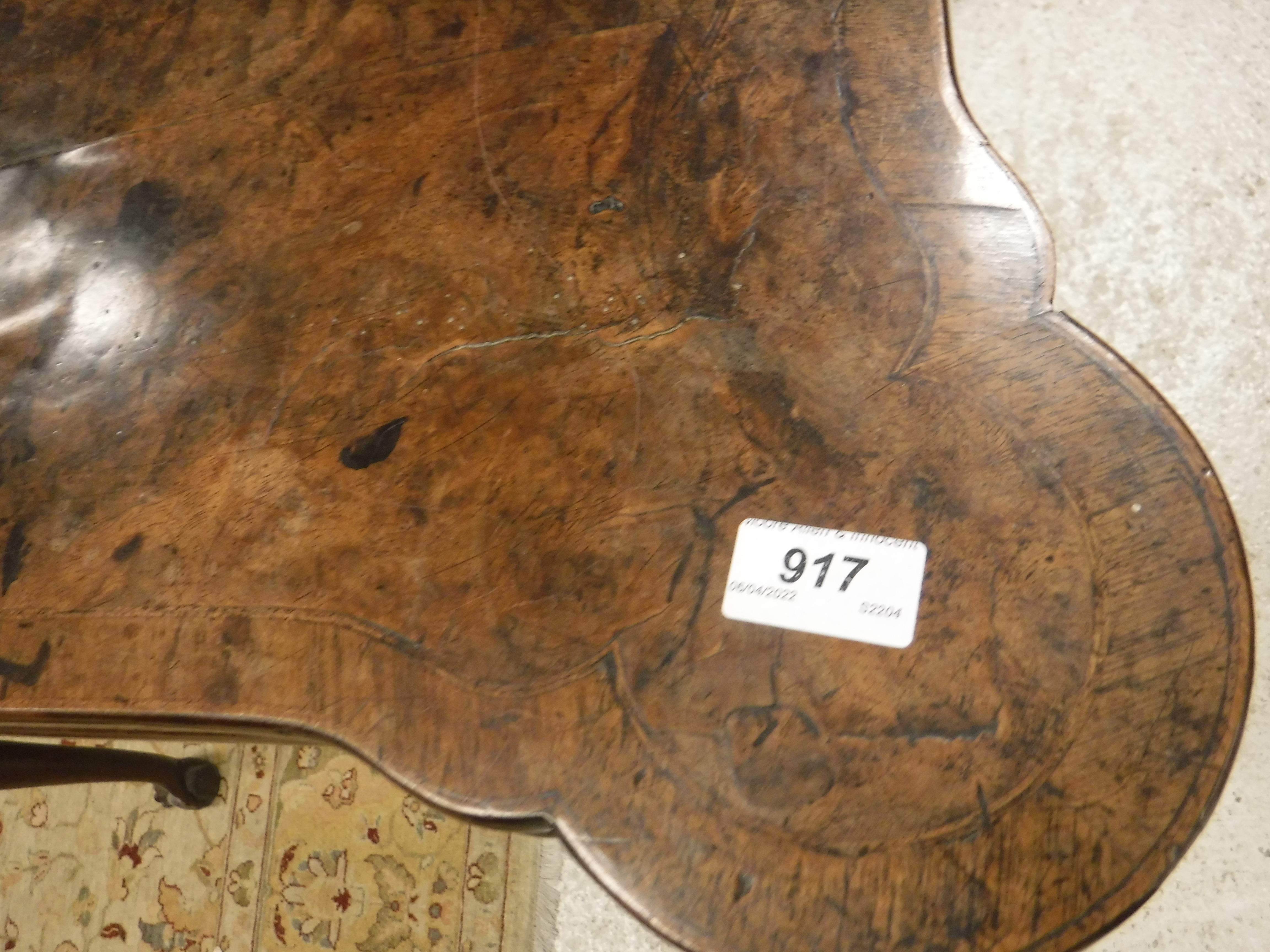 An 18th Century walnut veneered card table, the shaped top quartered, - Image 10 of 36