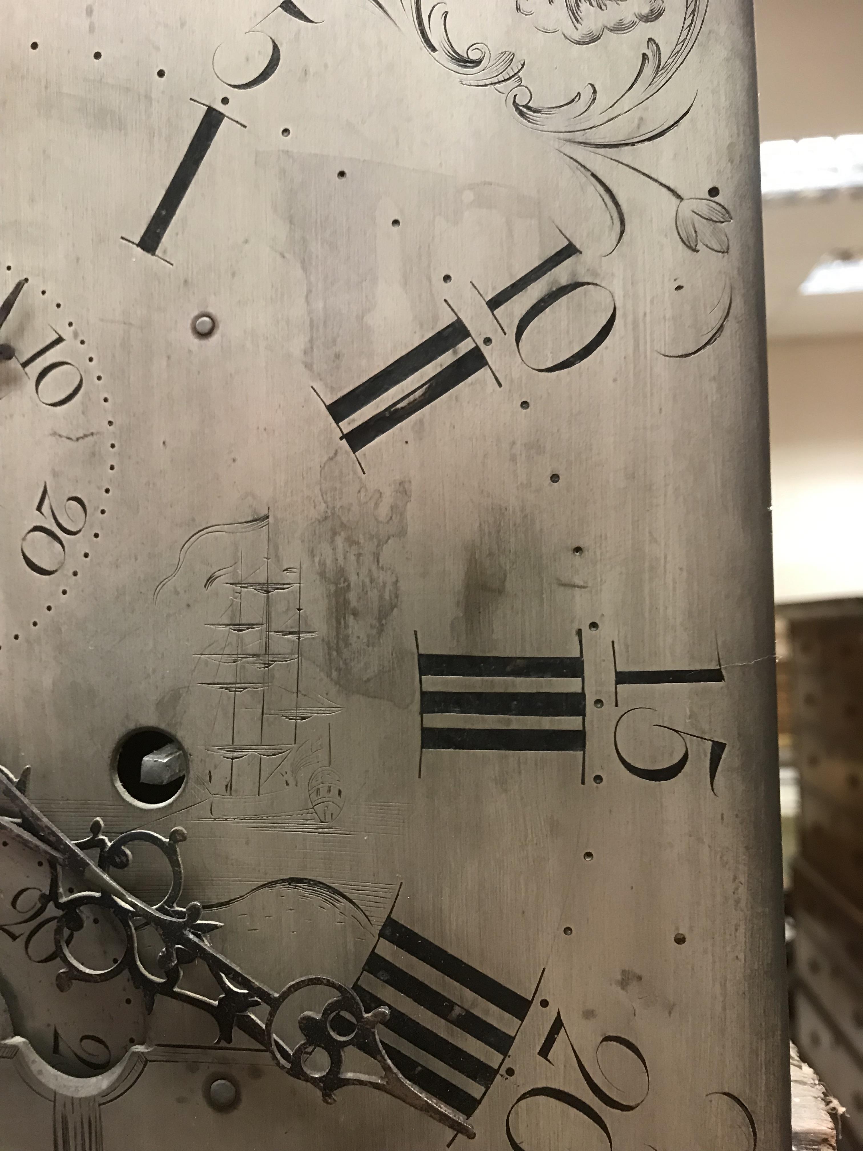 A George III mahogany long cased clock, - Image 37 of 54