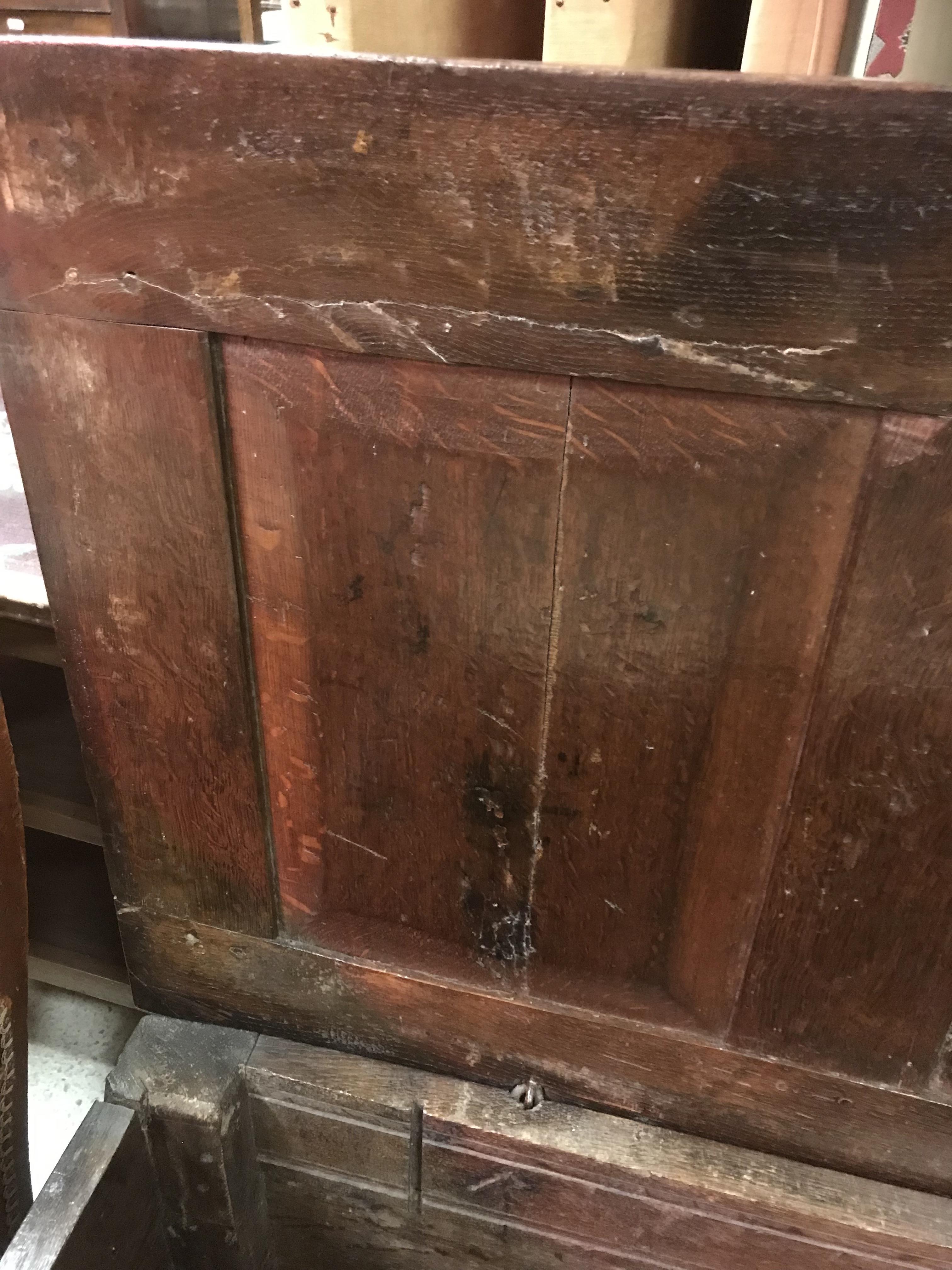 A 17th Century oak coffer, - Image 36 of 41