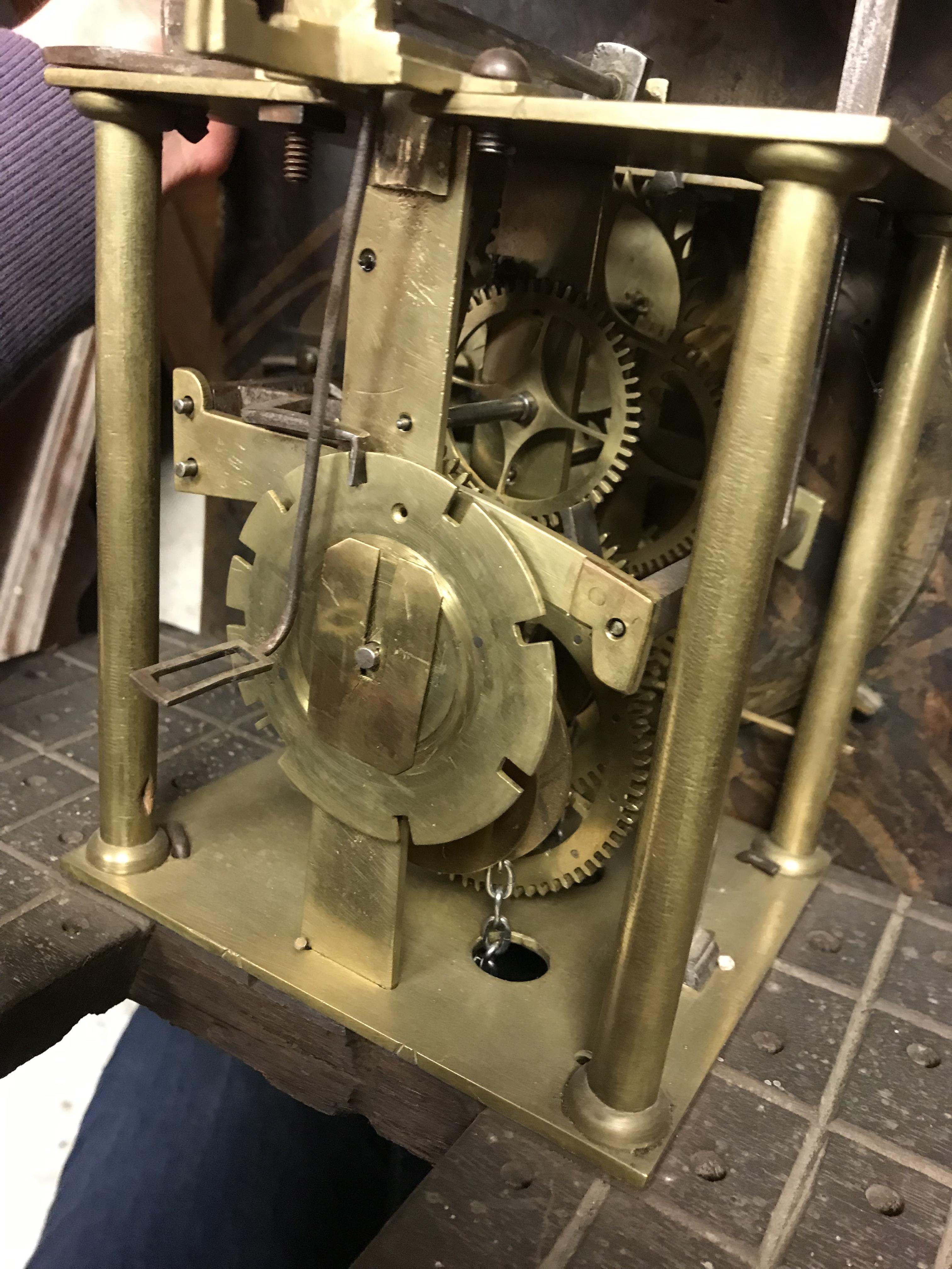 A late 18th Century oak cased long case clock, - Image 39 of 45