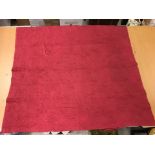 A Welsh whole cloth quilt in two tone pink,