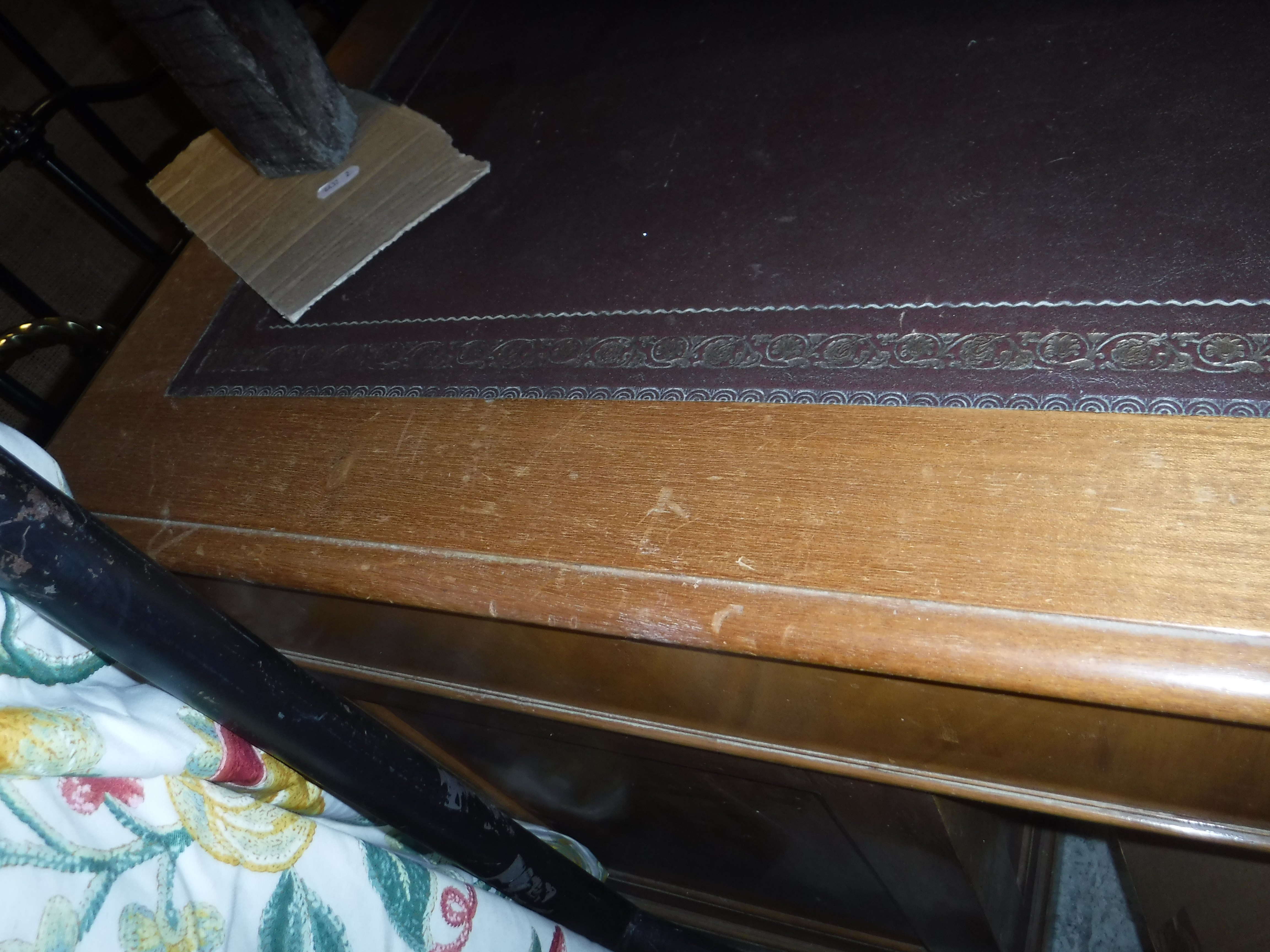 An early 20th Century mahogany double pedestal desk, - Image 12 of 28