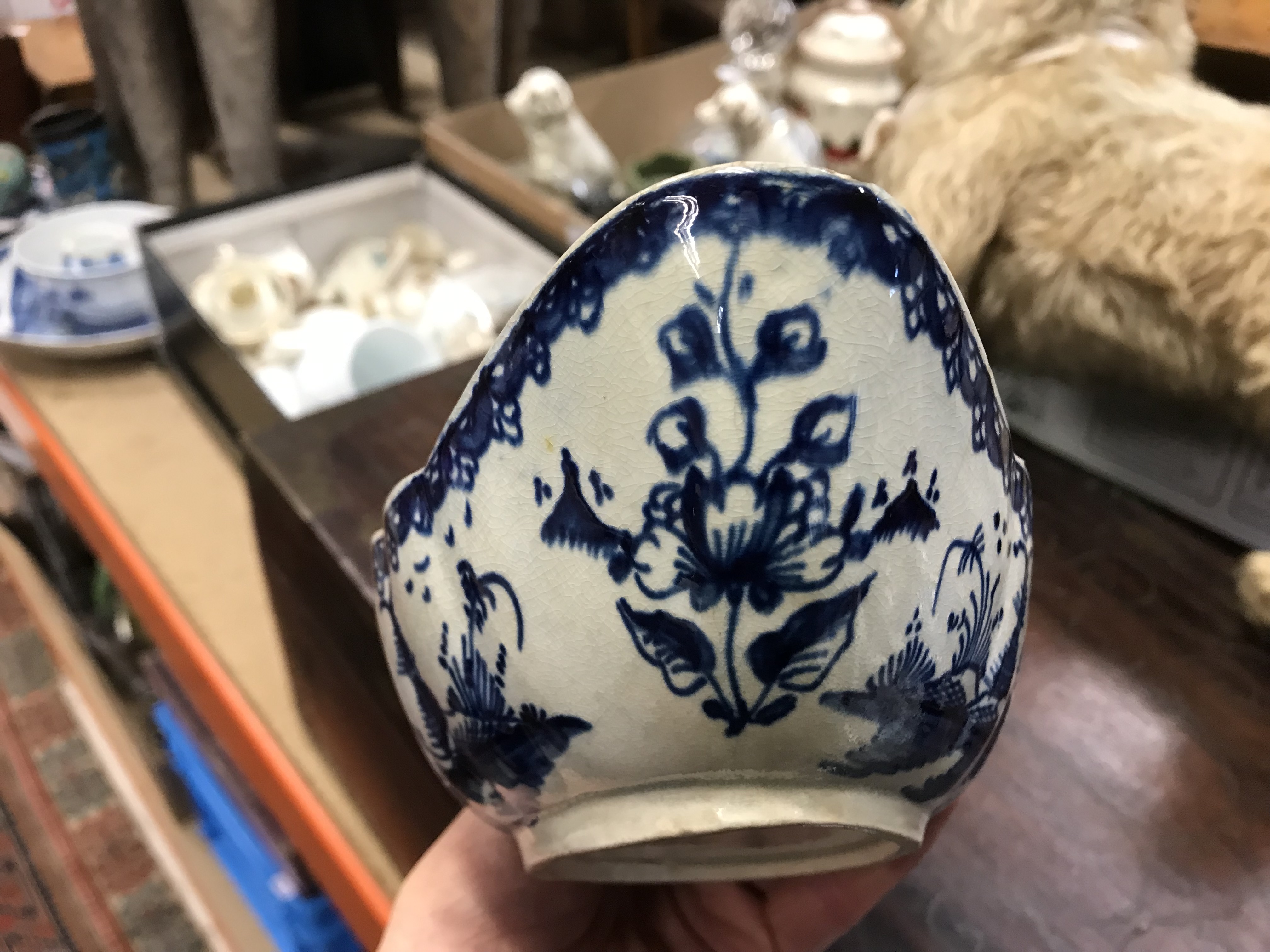 A 19th Century Chinese blue and white porcelain sauce boat, - Image 44 of 45