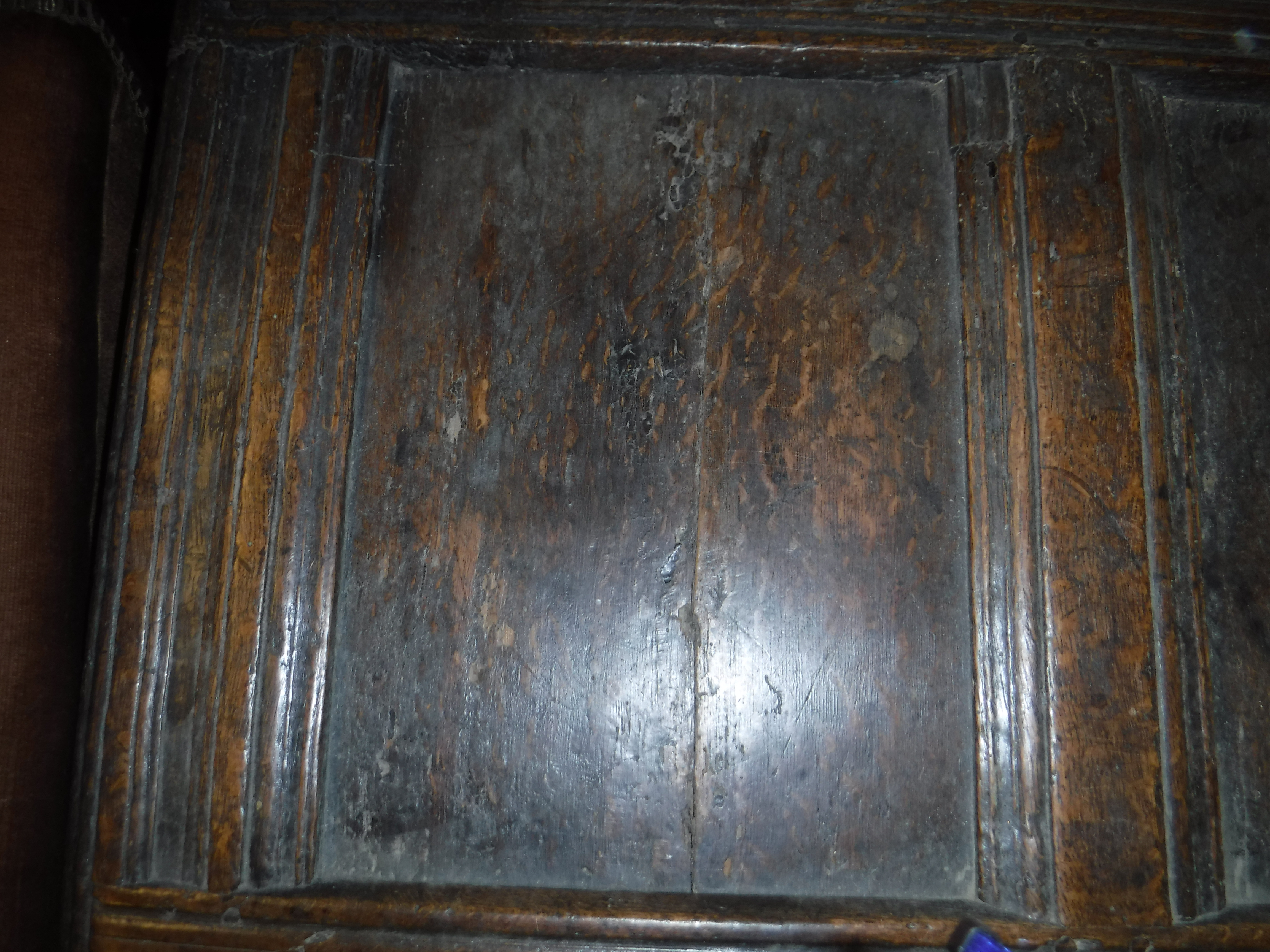 A 17th Century oak coffer, - Image 3 of 41