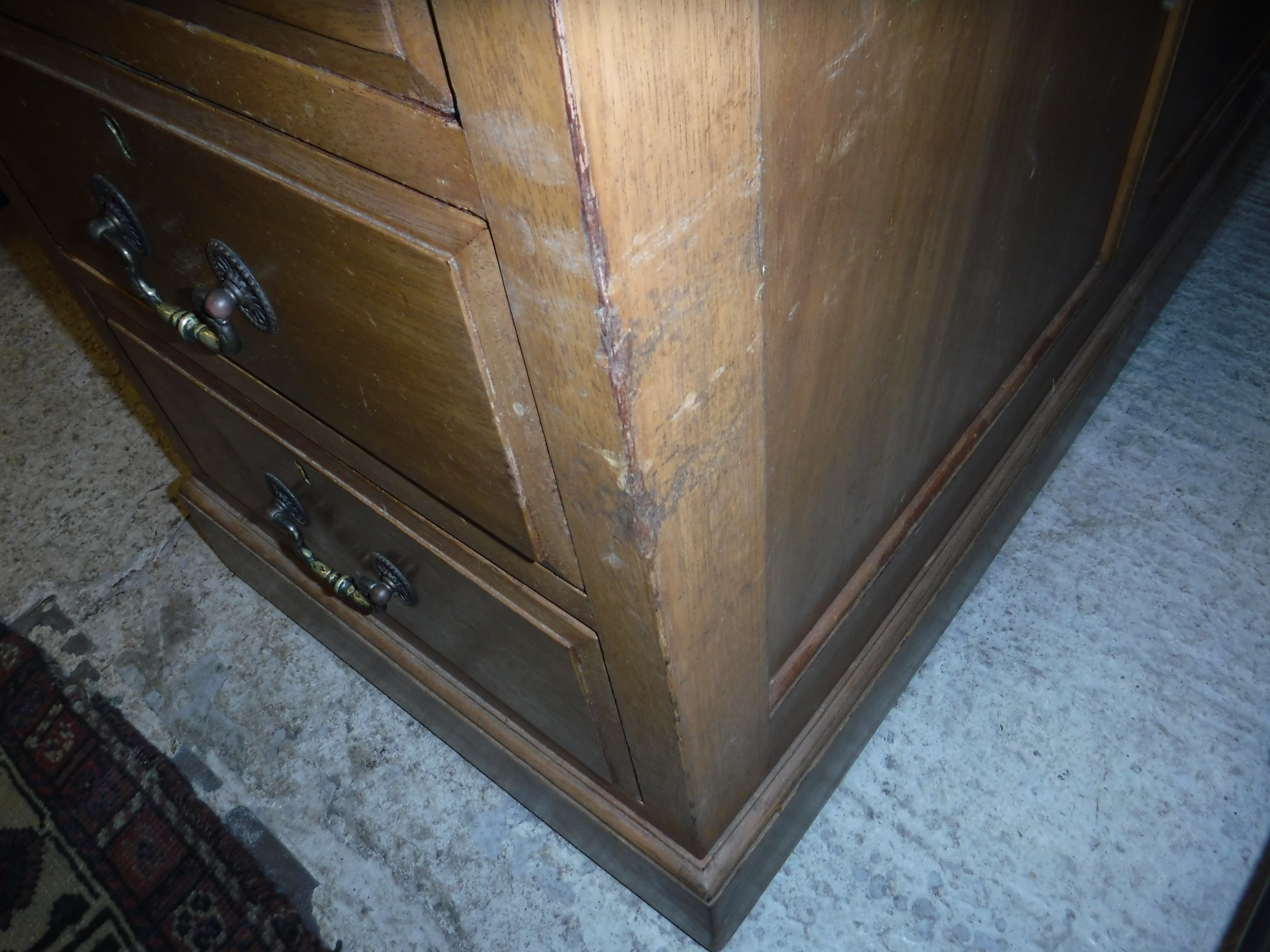 An early 20th Century mahogany double pedestal desk, - Image 9 of 28