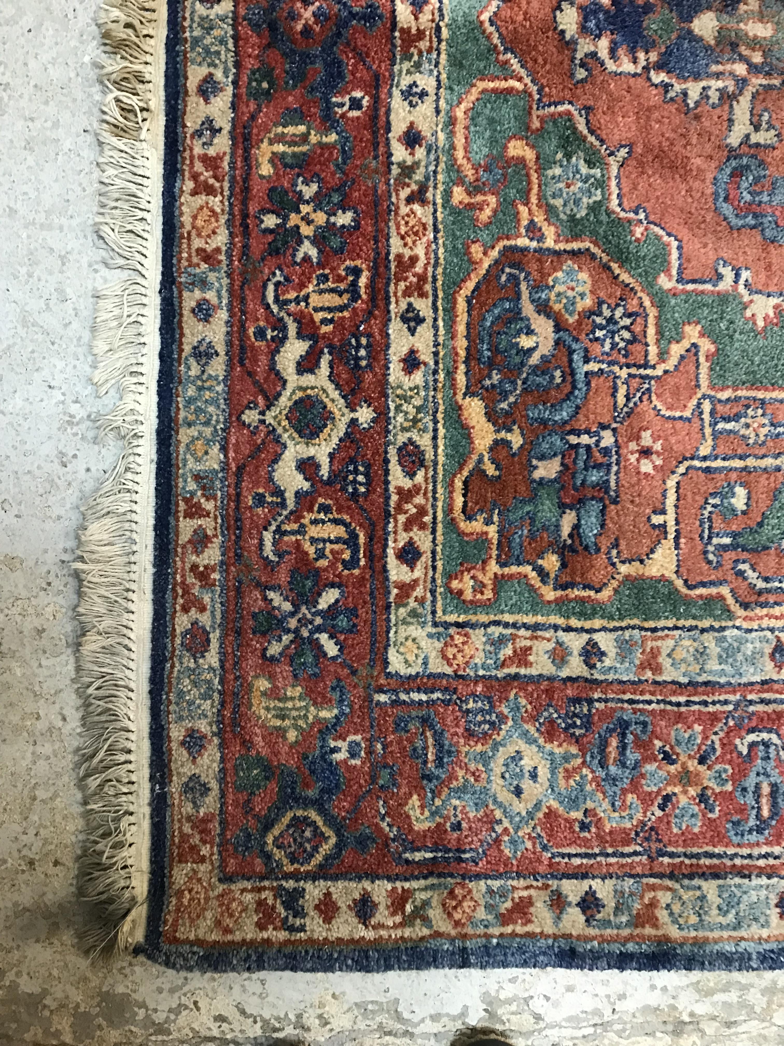 A 20th Century Indian carpet, - Image 4 of 17