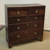 A 19th Century mahogany chest,