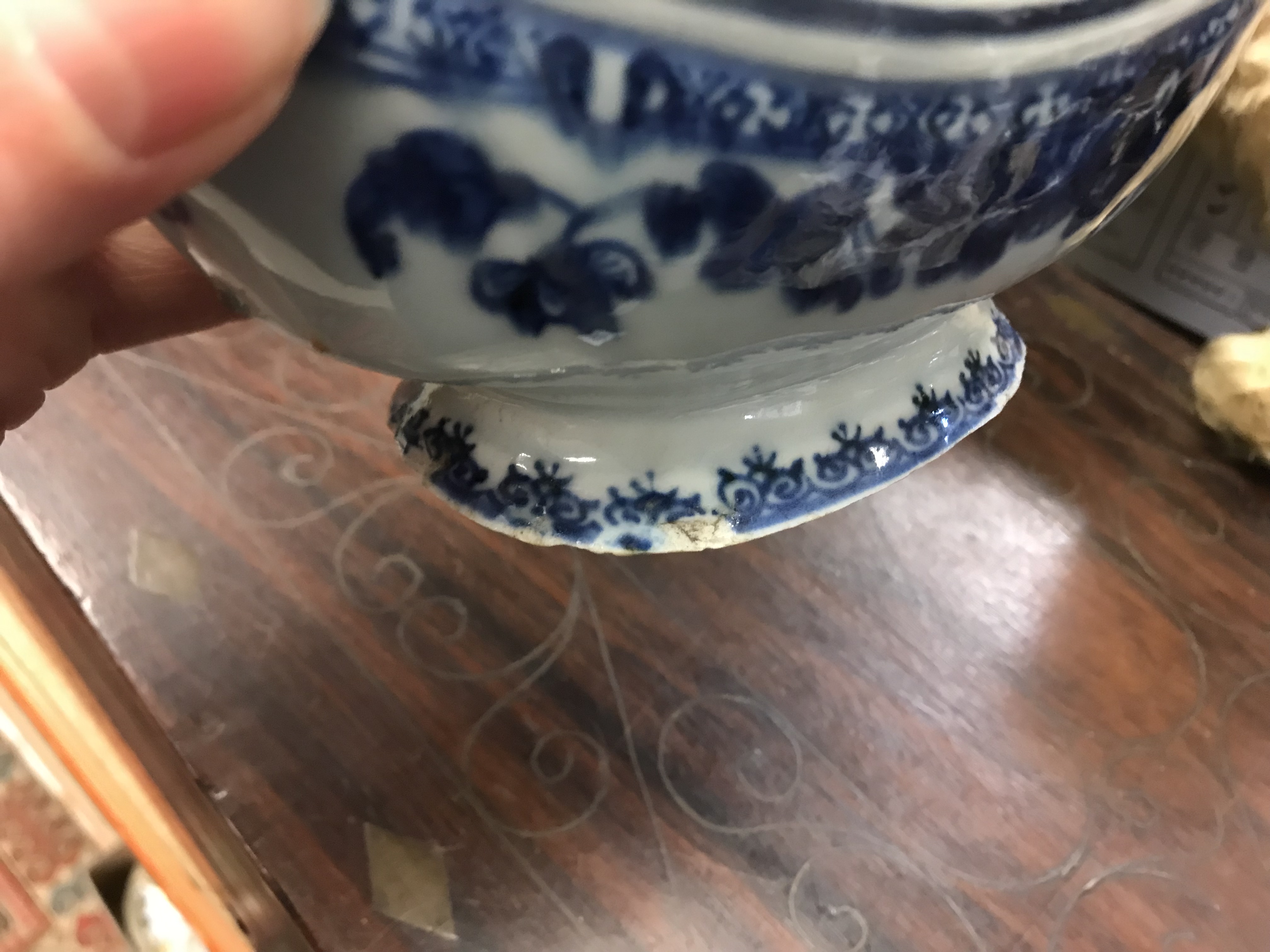 A 19th Century Chinese blue and white porcelain sauce boat, - Image 15 of 45