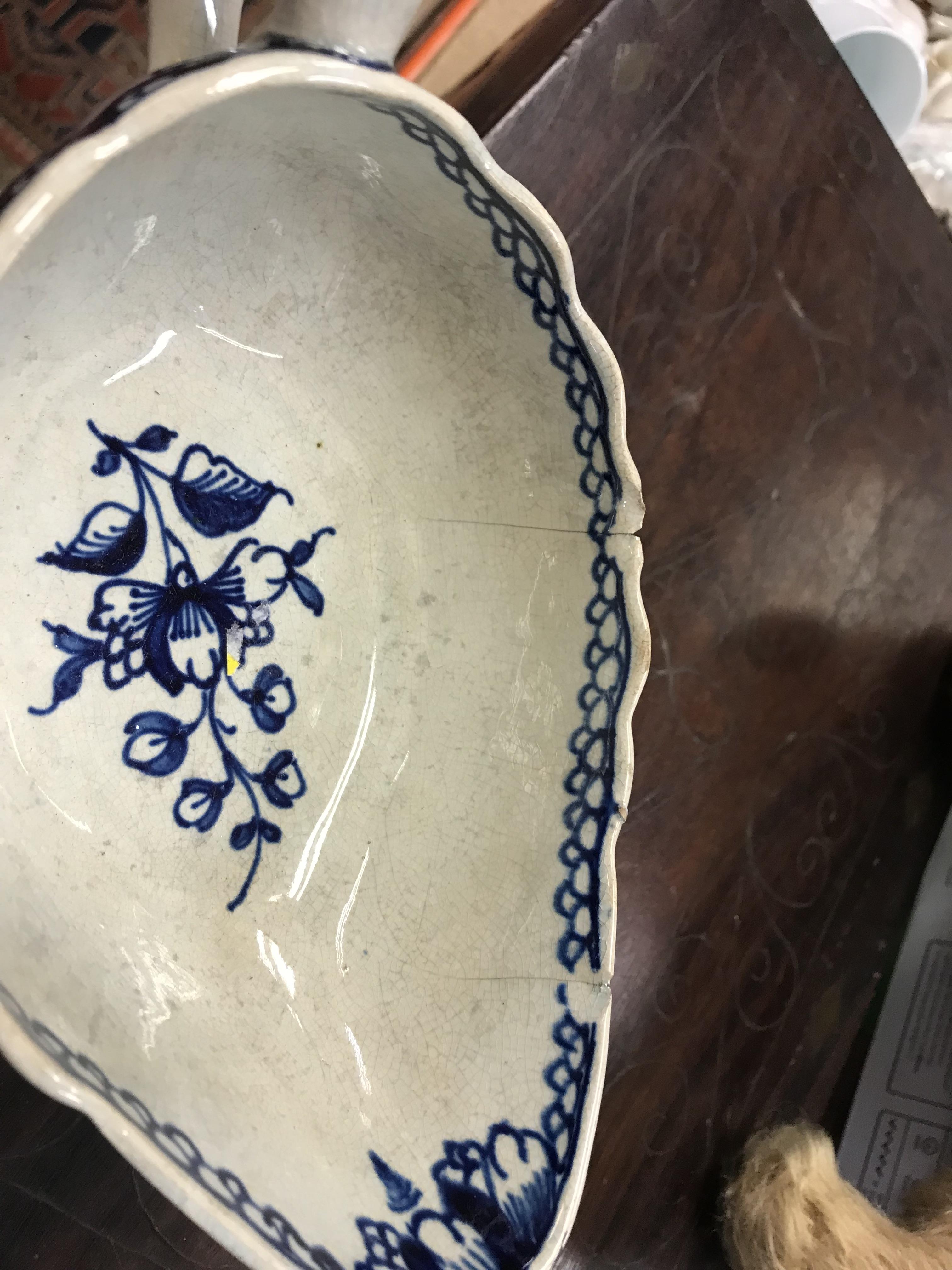 A 19th Century Chinese blue and white porcelain sauce boat, - Image 38 of 45