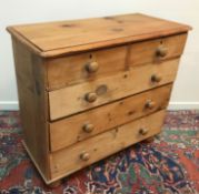 A circa 1900 pine chest,