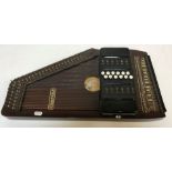A 20th Century Musima Markneukirchen cord harp or chord zither,