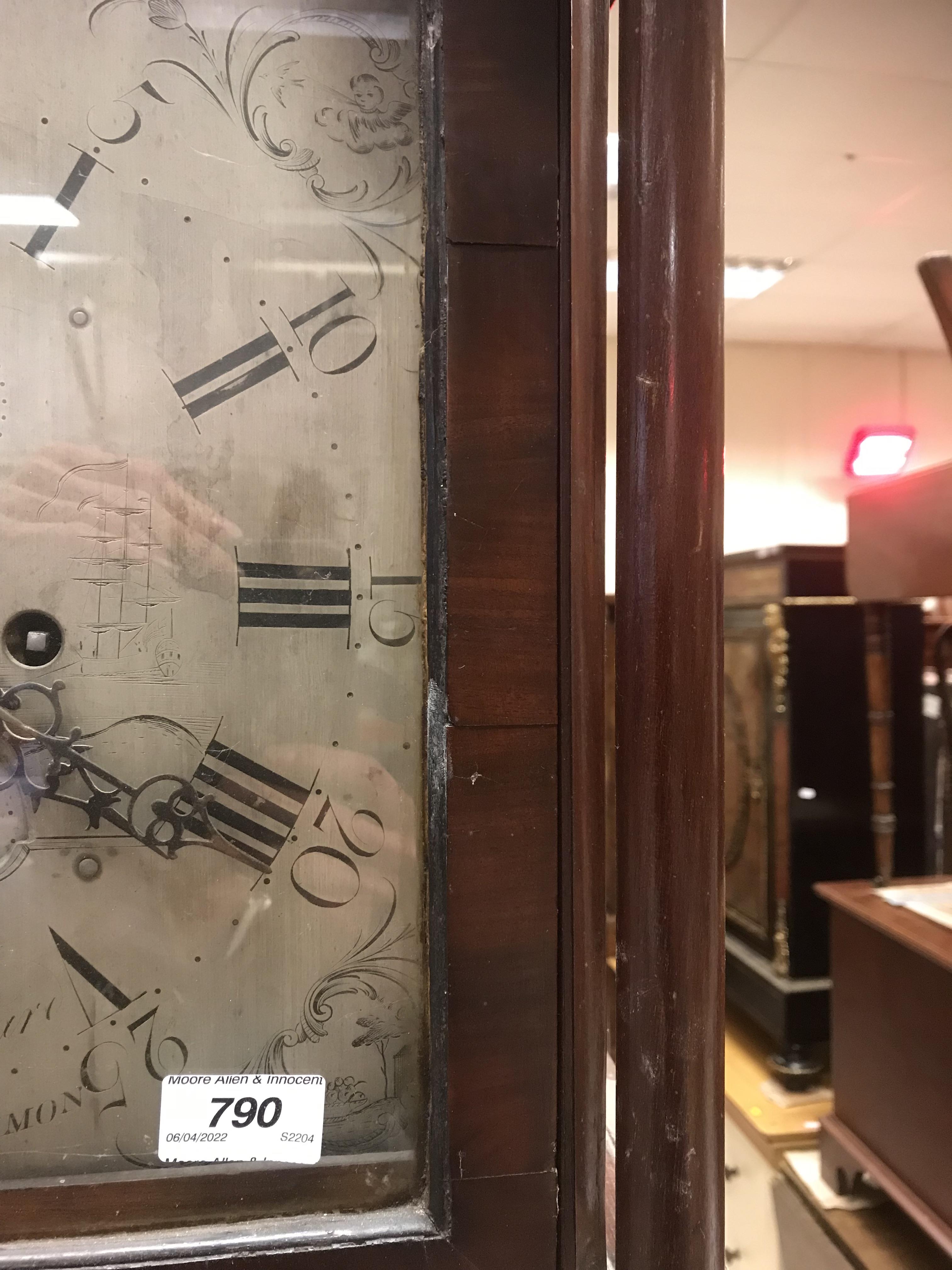 A George III mahogany long cased clock, - Image 5 of 54