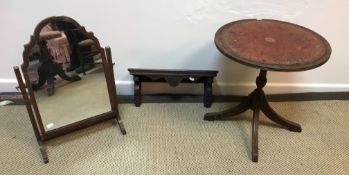 An Edwardian lyre back rush seat corner