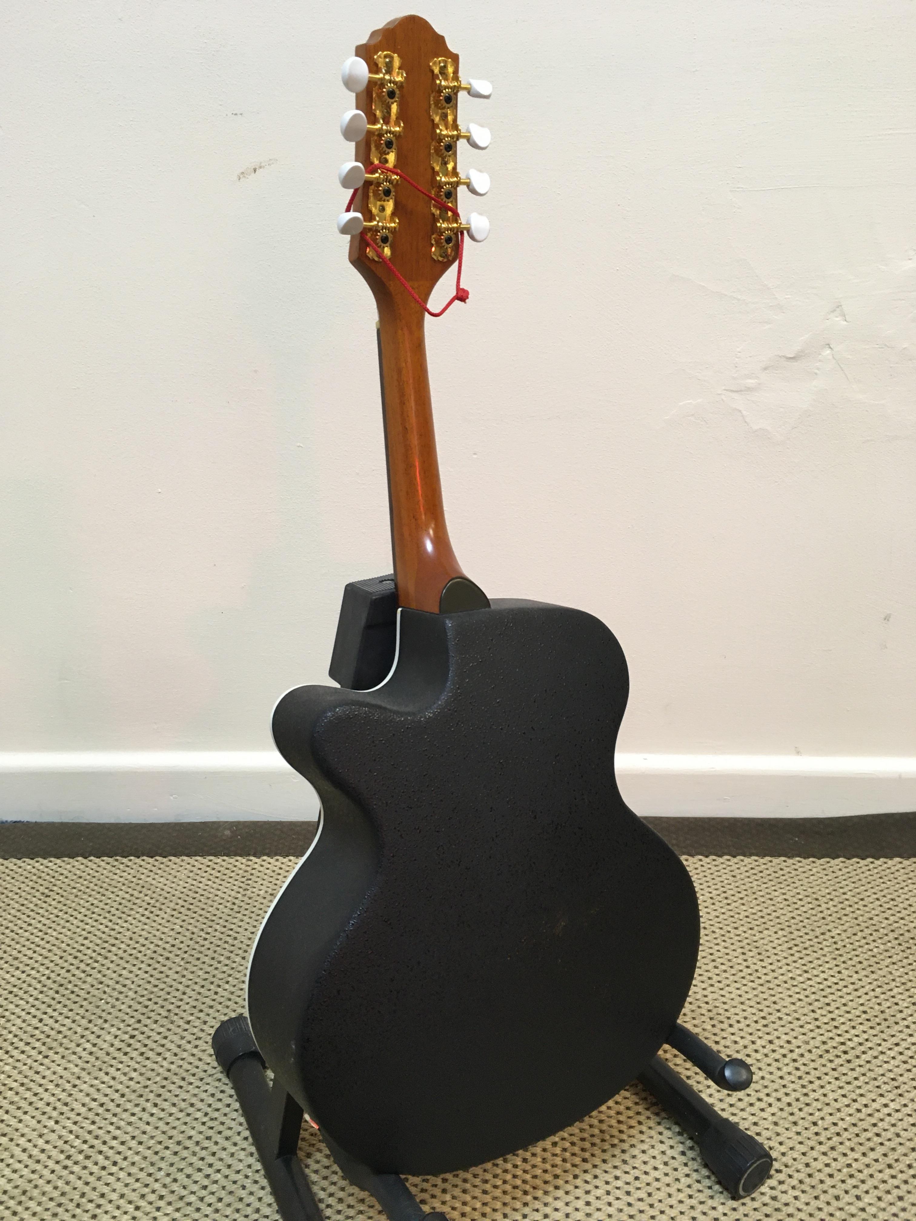 A Crafter model M70E semi acoustic mandolin eight string with cut away guitar body - Image 3 of 3