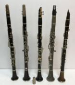 A clarinet stamped "Jerome Thibouville..