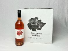 12 bottles of Indigo Rose. A lovely wine from Beechworth & the winemaker is Rob Hawkins. Donated