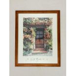 'Flower Cottage in Antibes, Côte d'Azur France' from Barloga Studios, California USA printed