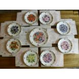 Royal Albert Collector's Plate Series 'The Queen Mother's Favourite Flowers'. These were created