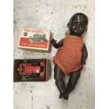 An early 20th Century Armand Marseille black bisque headed doll,