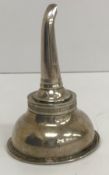 A Regency silver wine funnel of typical form (by Samuel Godbehere, Edward Wigan and James Boult,