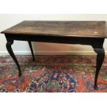 WITHDRAWN A 19th Century oak side table,