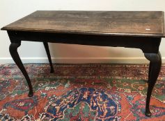 WITHDRAWN A 19th Century oak side table,
