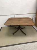 A 19th Century rosewood breakfast table,