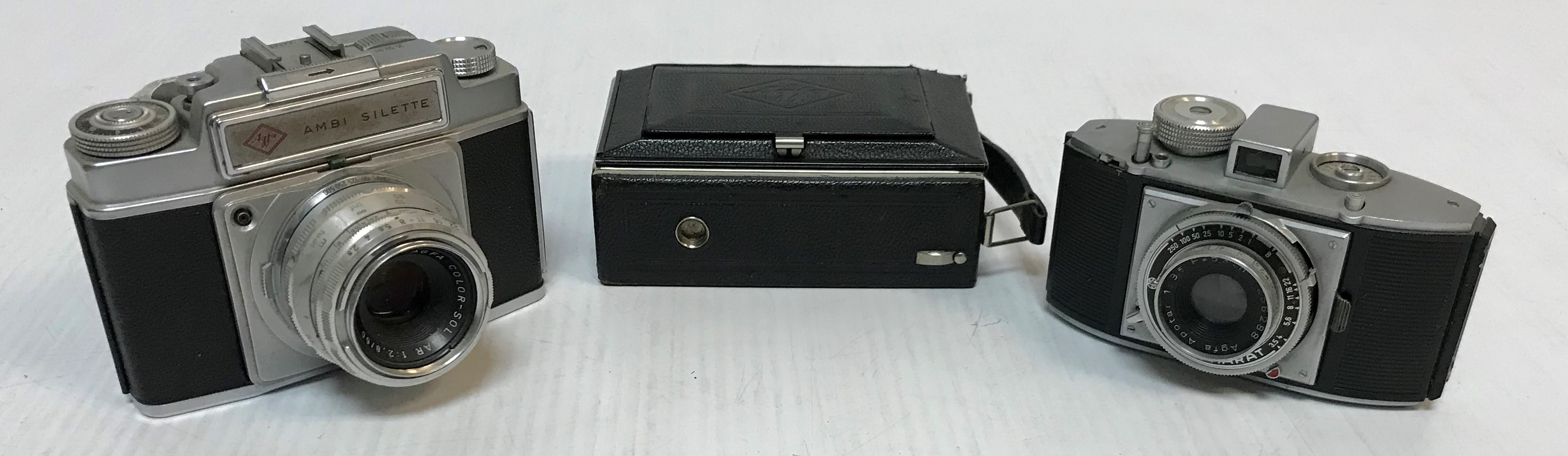 A collection of six various vintage Agfa cameras including an Ambi Silette, an Agfa Karat, - Image 4 of 6