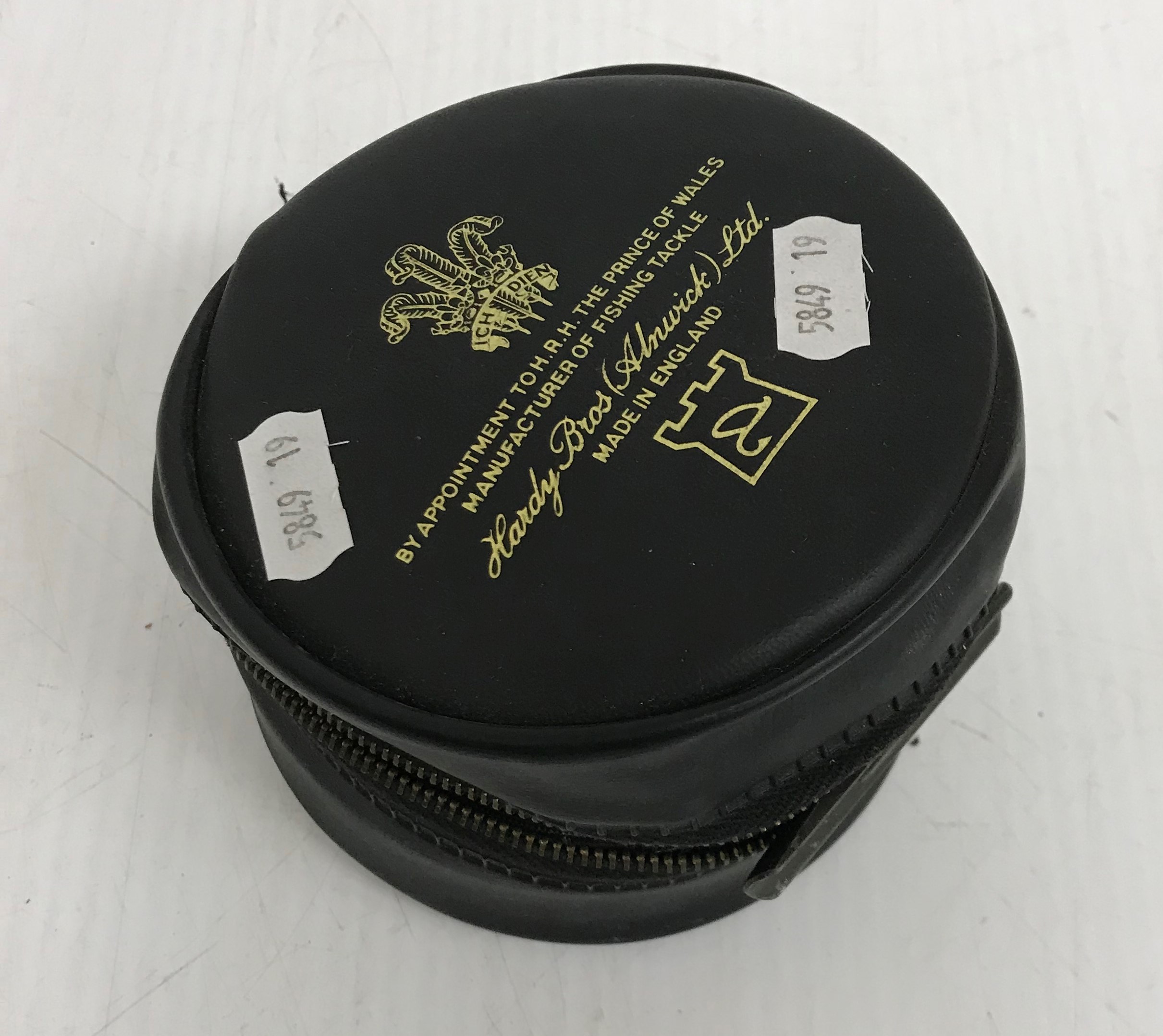 A Hardy Brothers "The Uniqua" 3¾" fishing reel in Hardy case