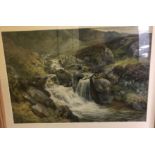 CHARLES JAMES ADAMS (1859-1931) “A stream from Cadair Idris, North Wales”, watercolour,