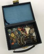 A collection of assorted costume jewellery to include various necklaces,