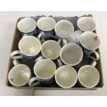 A set of six Danbury Mint Racing Legends bone china mugs together with a set of six Racing Legends