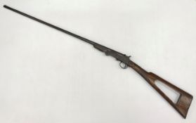A late 19th Century Belgian folding .410 shotgun, single 29.