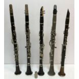 A clarinet stamped "Jerome Thibouville....