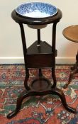 A 19th Century mahogany washstand,