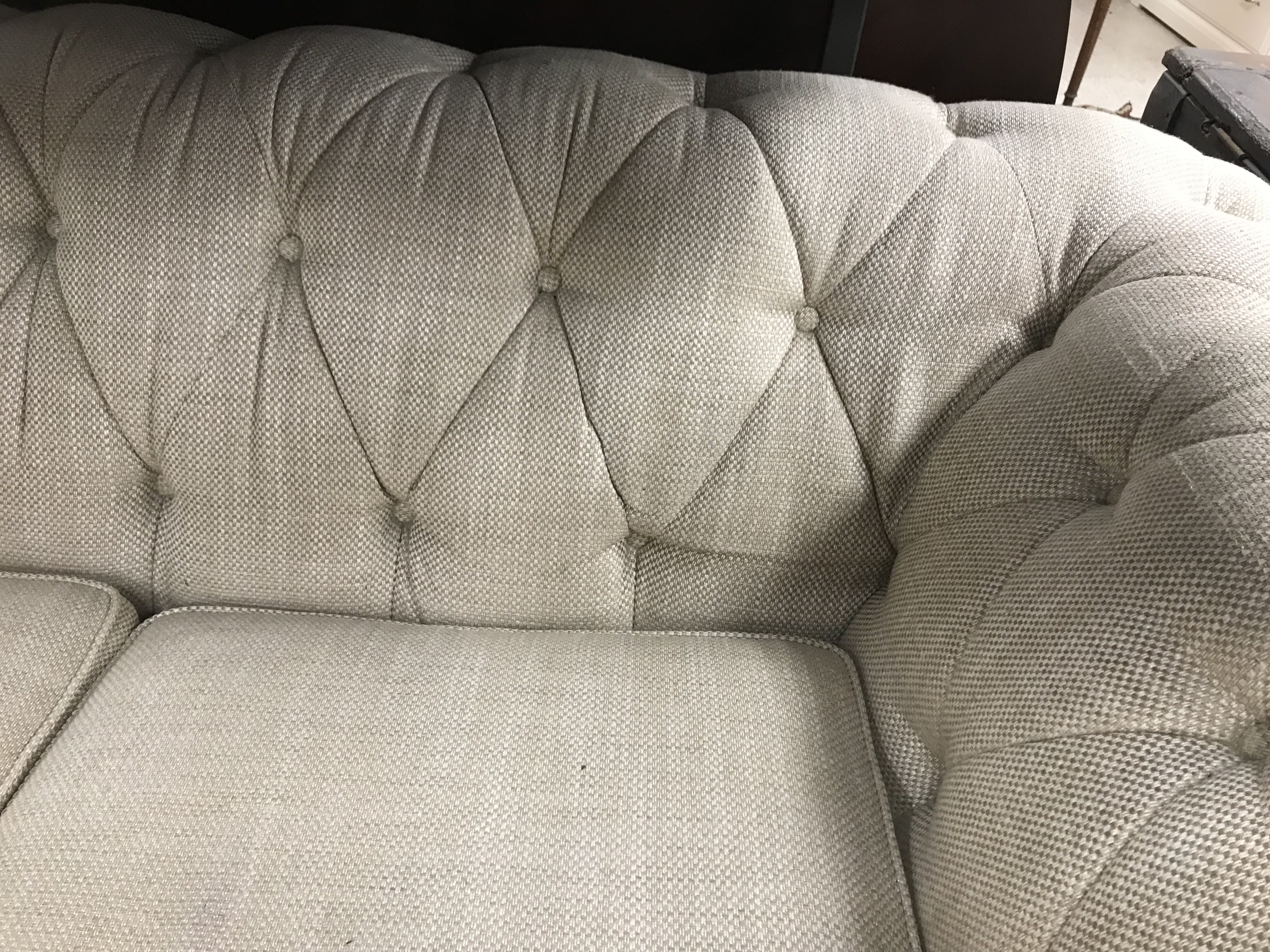 A Laura Ashley "Hudson" two seat sofa "Dalton Natural" buttoned upholstered, - Image 3 of 11