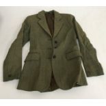 A collection of riding clothing to include Foxley wool hacking jacket size 30,