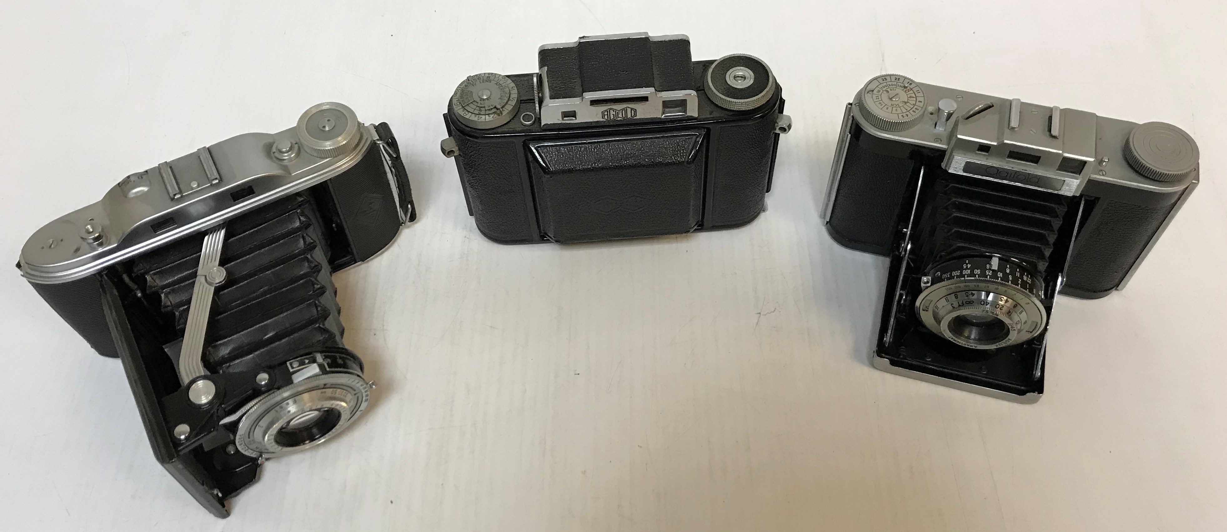 A collection of six various vintage Agfa cameras including an Ambi Silette, an Agfa Karat, - Image 3 of 6