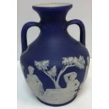 A 19th Century Wedgwood Jasperware Portland vase modelled by Henry Webber and William Hackwood