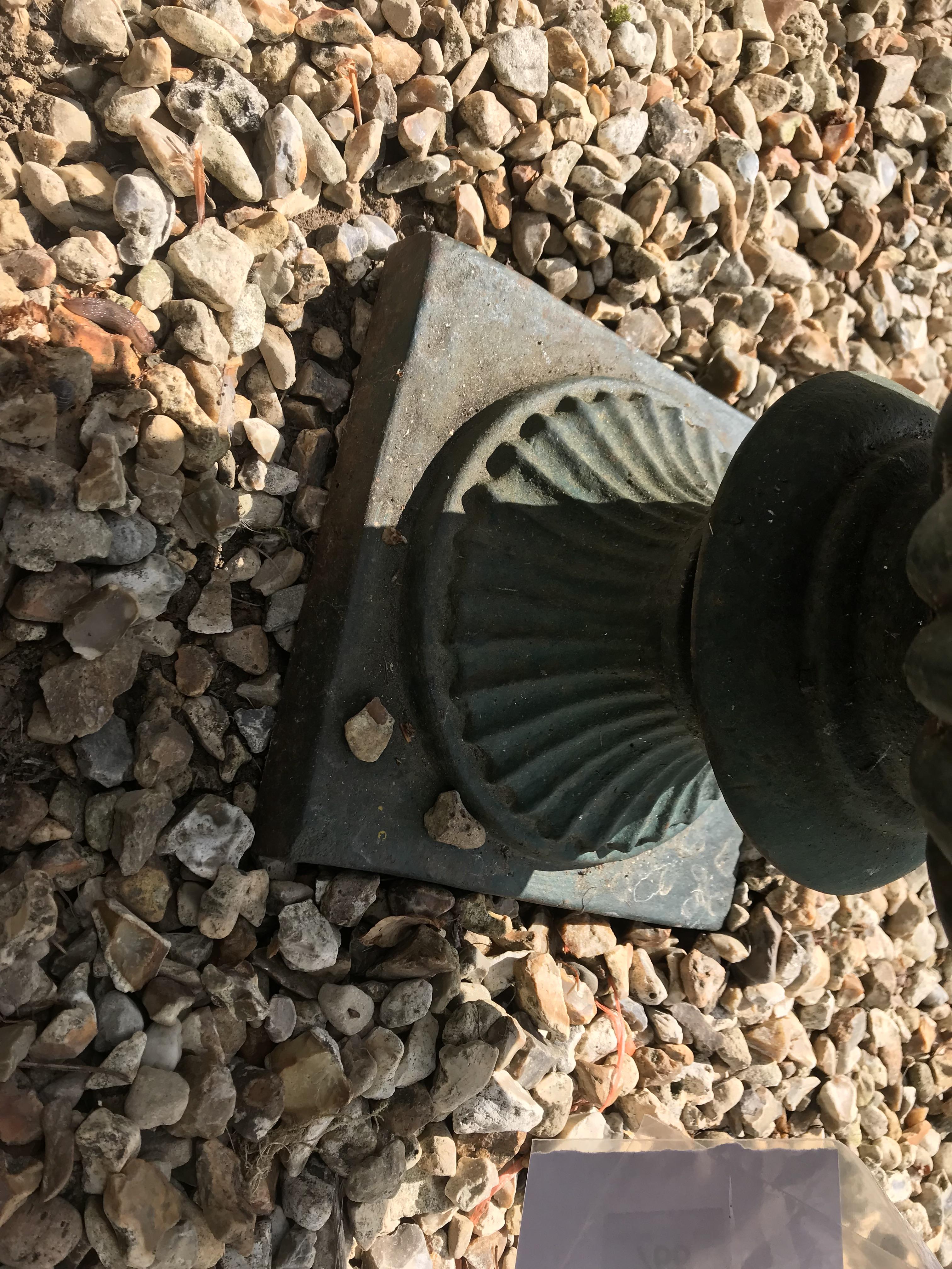 Two similar green cast iron garden urns CONDITION REPORTS Some areas of rusting, - Image 13 of 31