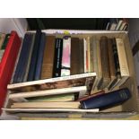 Six boxes of various books including "The Modern Carpenter and Joiner and Cabinet Maker" prepared