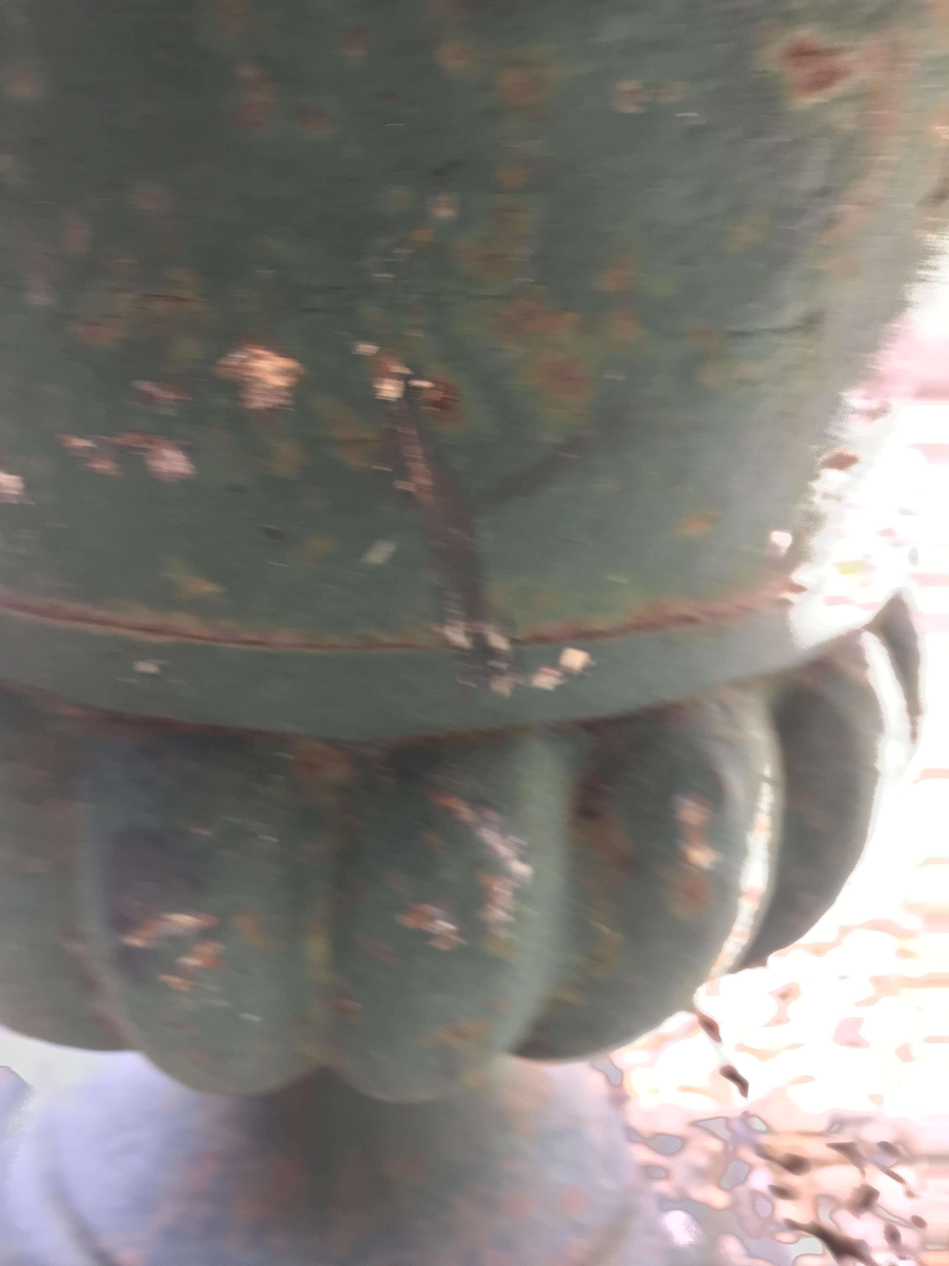Two similar green cast iron garden urns CONDITION REPORTS Some areas of rusting, - Image 31 of 31