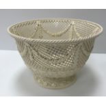 A 19th Century Wedgwood creamware reticulated bowl,