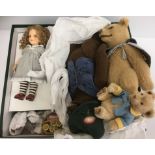 An R John Wright limited edition Goldilocks and the Three Bears doll set No.