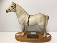 A Beswick Connoisseur model "Champion Welsh Mountain pony Gredington Simwnt 3614 owned by Lord