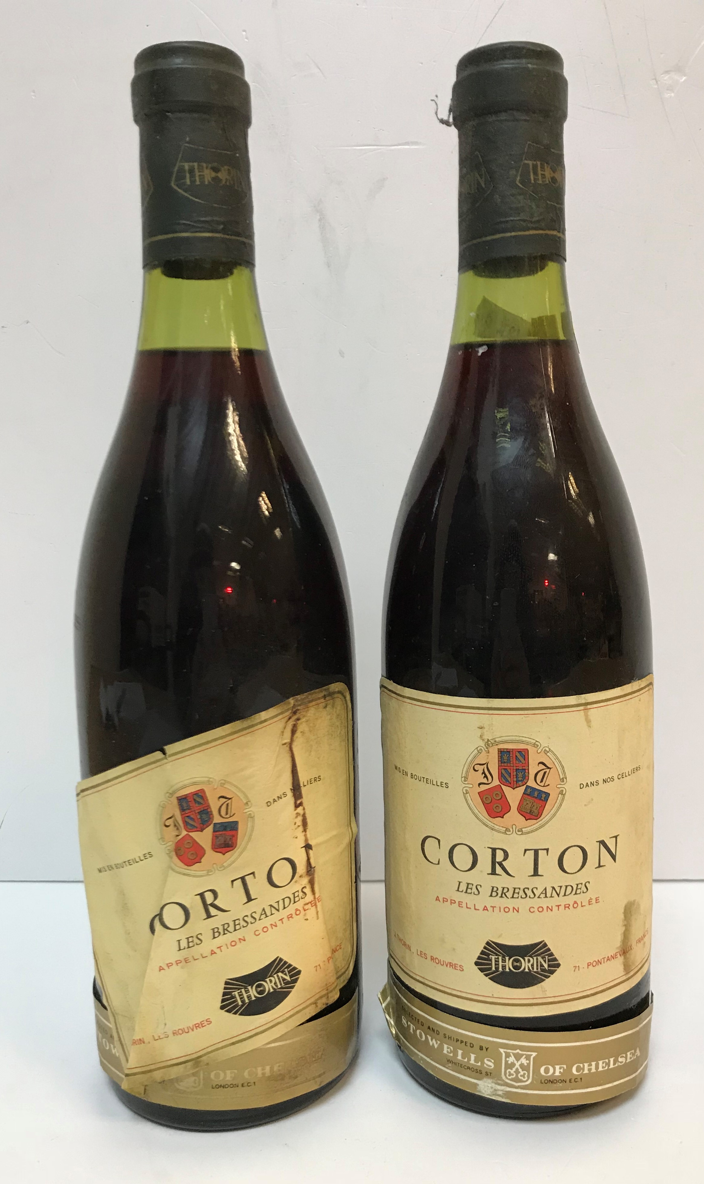 Two bottles Corton les Bressandes,